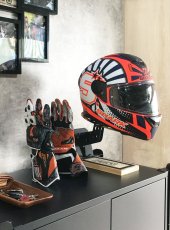 画像4: HUCK 鉄製 バイク用 グローブ 手袋 置く棚 風通し 通気性 耐用性 簡単 (4)