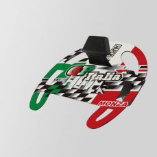 画像1: HUCK 高炭素鋼 ヘルメット ハンガー イタリア風 フック 美観 バイク 壁掛け コート インテリア (1)