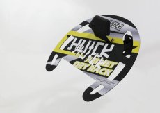画像1: 【HUCK】ハック 高炭素鋼 ヘルメット ハンガー パフォーマンス フック バイク 壁掛け コート メテオ インテリア 美観 黒黄 (1)