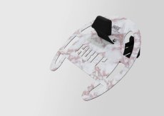 画像1: 【HUCK】ハック 高炭素鋼 ヘルメット ハンガー ピンク大理石柄 バイク 壁掛け インテリア 帽子 デザイン 通風 (1)