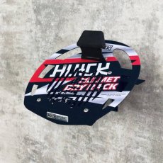 画像2: 【HUCK】ハック 高炭素鋼 ヘルメット ハンガー パフォーマンス フック バイク 壁掛け コート インテリア 美観 黒赤（ファン付きUSB駆動） (2)