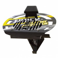 画像1: 【HUCK】ハック 高炭素鋼 ヘルメット ハンガー パフォーマンス フック バイク 壁掛け コート メテオ インテリア 美観 黒黄（ファン付きUSB駆動） (1)