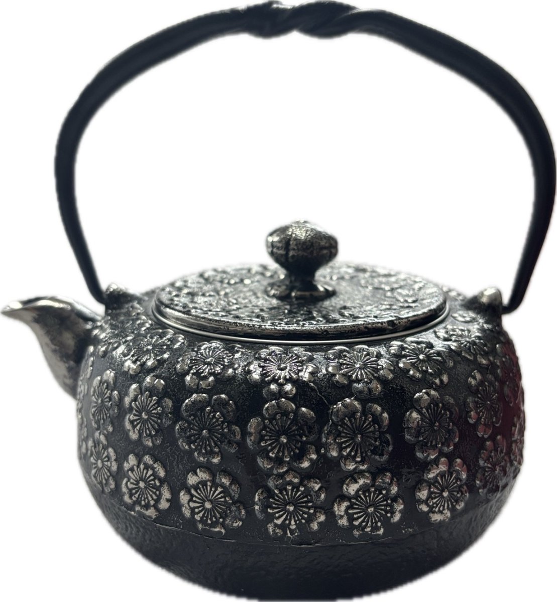 画像4: 工房和秋 金野 和秋作 砂鉄 急須 南部鉄瓶 南部鉄器 鉄瓶 (4)