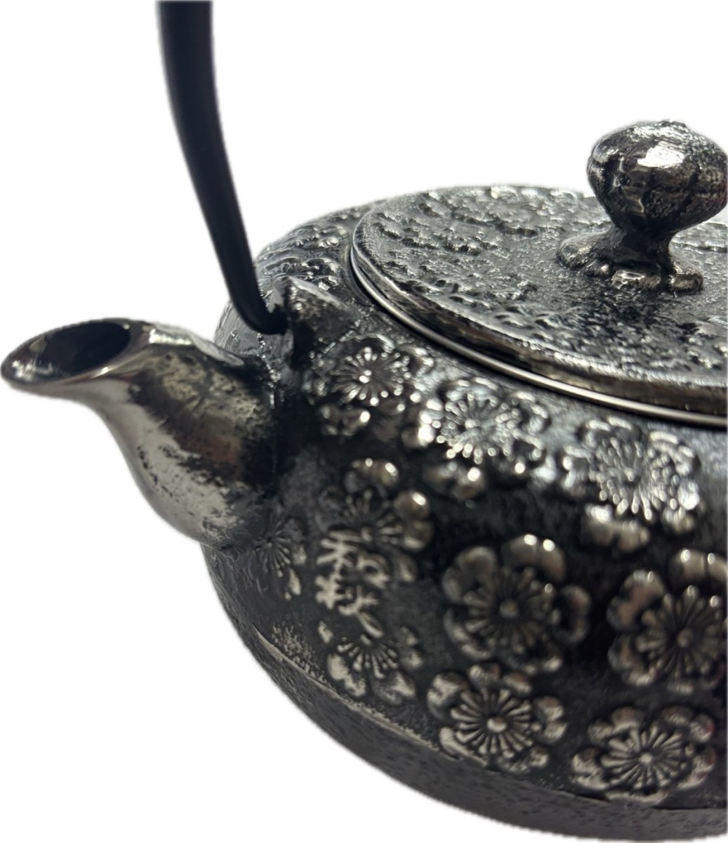 画像3: 工房和秋 金野 和秋作 砂鉄 急須 南部鉄瓶 南部鉄器 鉄瓶 (3)